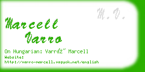 marcell varro business card
